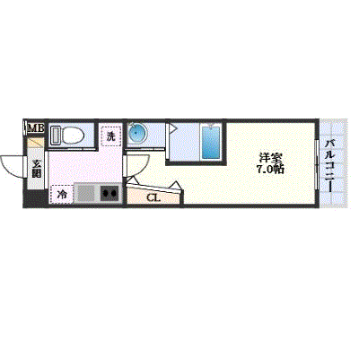 グッドステイ武庫之荘駅イープレイス■【ハイクラス・設備充実】の間取り図