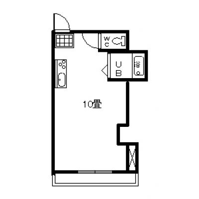 宮崎駅まで徒歩14分　WIFI無料！♦コートハウス青葉２♦の間取り図