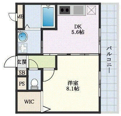 マンスリーリブマックス高槻市駅南ハンナハンナ●【設備充実】≪エクセレントシリーズ≫の物件間取り図