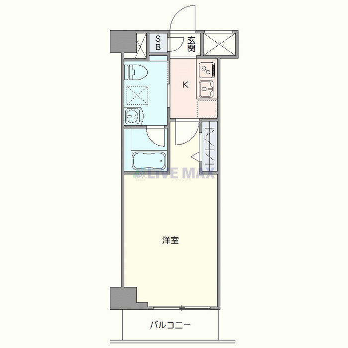 マンスリーリブマックス志村坂上スプレスター■『禁煙ルーム』【独立洗面・浴室乾燥付】≪エクセレントシリーズ≫の間取り図