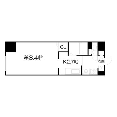 POROKARI円山公園C/オートロック/複数部屋ありの物件間取り図