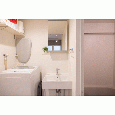 【千住大橋2分】コンクリ壁◎独立洗面台丨Style Lab北千住1K(禁煙)(1)の物件間取り図