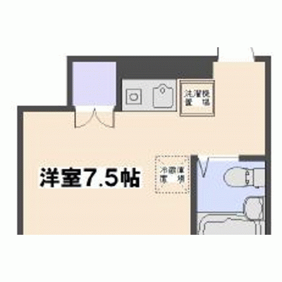 【楽々園駅】出張・テレワーク向き/ネット無料丨Uステージ五日市中央II105(禁煙)(3)の物件間取り図