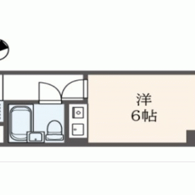 【横須賀中央5分】出張・短期滞在に◎Wi-Fi無料丨東都マンスリー　横須賀1R(禁煙)(2)の物件間取り図