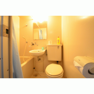 【新百合ヶ丘3分】出張・短期滞在に◎ネット無料丨東都マンスリー　コートコア1R（禁煙）(4)の間取り図