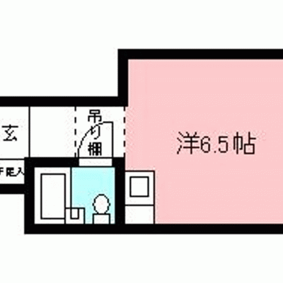 【西新宿3分】テレワーク◎Wi-Fi無料丨東都マンスリー 西新宿1R（禁煙）(1)の物件間取り図