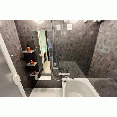 【両国9分】静かな環境で短期滞在◎ネット無料丨Dash Living RyogokuStudio with Balcony（1R）(2)の間取り図