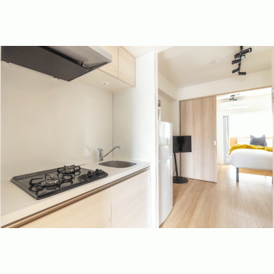 【浅草東】白基調の築浅1DK・Wi-Fi無料丨Dash Living Asakusa EastStudio（1DK）(2)の物件間取り図