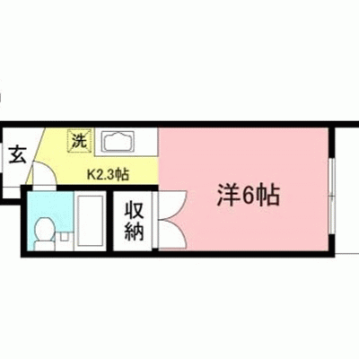【小田急相模原3分】出張・テレワークに◎ネット無料丨東都マンスリー 品田ビル1K（禁煙）(4)の物件間取り図