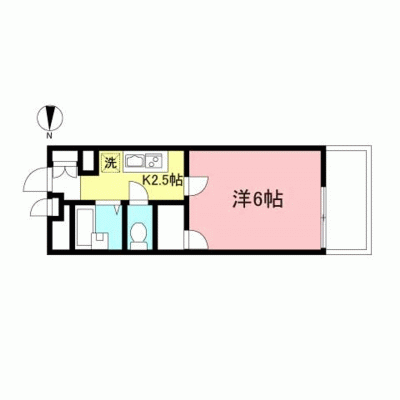【相模原6分】無料ネット完備◎出張・短期滞在に最適丨東都マンスリー エテルナ相模原1K（禁煙）(5)の物件間取り図
