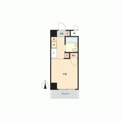 【金沢文庫10分】Wi-Fi無料◎バス・トイレ別丨横浜金沢文庫ステーション1R(4)の物件間取り図