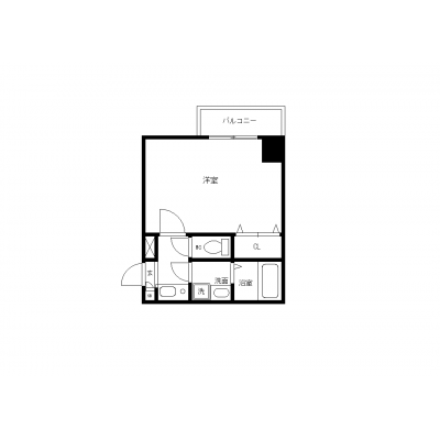 OneLife千葉駅前フレシール【★独立洗面台、バストイレ別】の間取り図