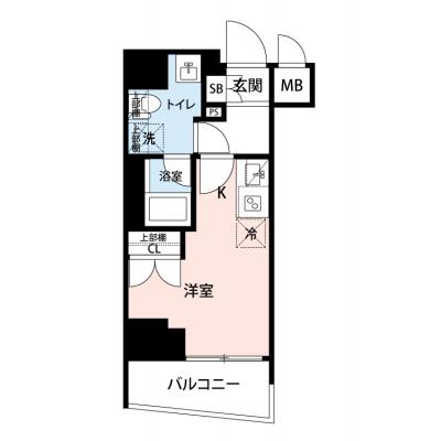 【🎍年末年始大感謝祭🎍】【禁煙🚭】マイナビSTAY川崎Axis　701の物件間取り図