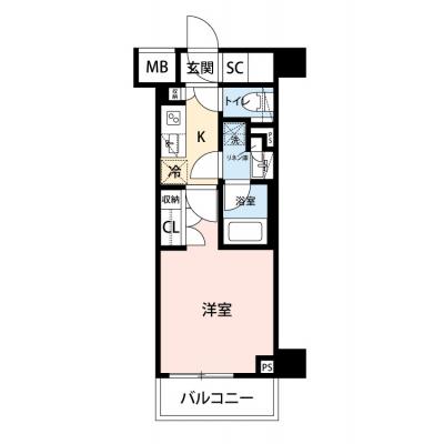 【🌷新生活応援キャンペーン🌷】【禁煙🚭/Wi-Fi無料🌐】マイナビSTAYモンターニュ西葛西　309の物件間取り図