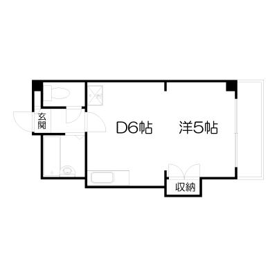 POROKARIバスセンター前I/複数室有/エアコンの物件間取り図