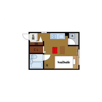 BraTTo弁天町プラザ【ホテルより自由に、オフィスより落ち着く😎】まで徒歩5分！の間取り図