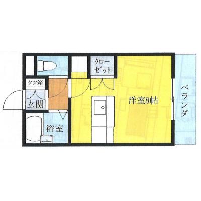 RAKUDA延岡駅南の間取り図