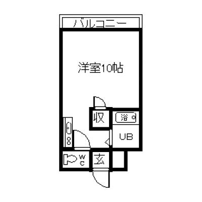 24時間スーパーまで徒歩2分　エスポワールタカナベ2の間取り図