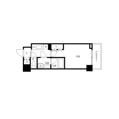 OneLife川口NORTH【★Wi-Fi無制限・独立洗面・浴室乾燥付】の間取り図