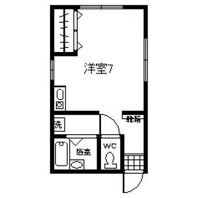 ハイエース駐車可！♦ミキハウスⅡ 2 ♦の間取り図