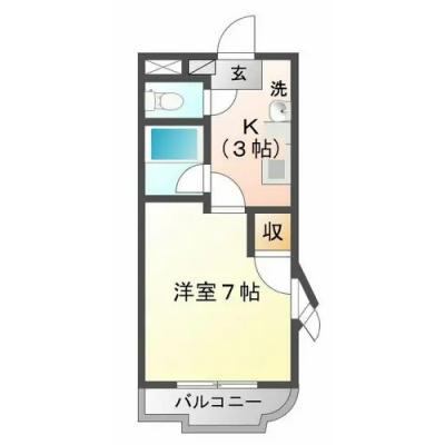 市役所まで徒歩3分　RAKUDA志布志2の間取り図