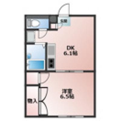 白雪　★2人入居相談可★の物件間取り図