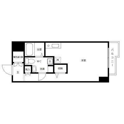 OneLife横浜駅WESTハイタウン【★≪リノベーション物件≫オール電化・横浜駅まで徒歩８分の好立地】の物件間取り図