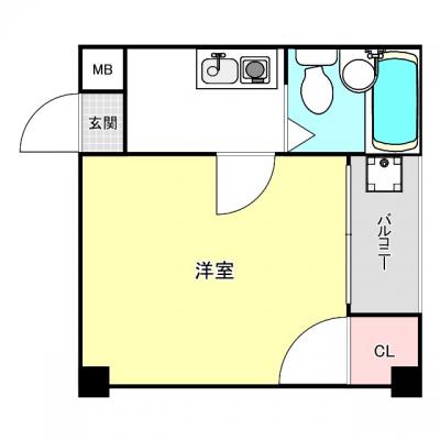 🌟👯‍♀️【鳳駅徒歩5分🌷】コンビニ・スーパー徒歩圏内にあり🧚‍♀️♥️♥️の物件間取り図