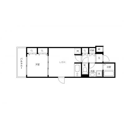 OneLife蕨EAST＜TYPE2＞【★Wi-Fi無制限・独立洗面・浴室乾燥付】の物件間取り図