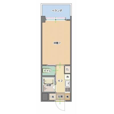 【トーマス大里502】沖縄市家具家電マンスリー、最上階のお部屋、無料敷地外駐車場1台、無料Wi-Fi、沖縄県総合運動公園やうるま市、沖縄IT津梁パークまでアクセス抜群！の物件間取り図