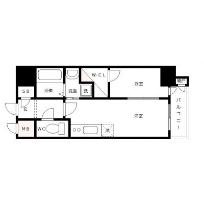 OneLife新栄ネスト4th【★1DK・オートロック・浴室乾燥機付き】の物件間取り図
