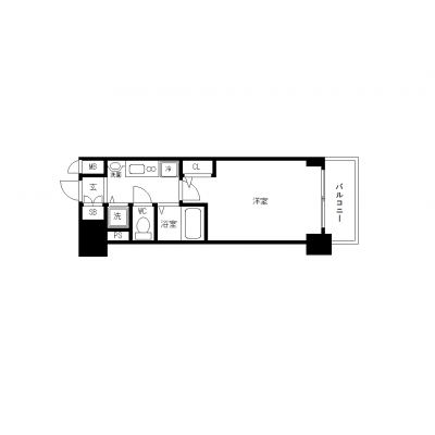 OneLife名古屋駅EASTアブソリュート【★都心へのアクセス良好・浴室乾燥機付き】の物件間取り図