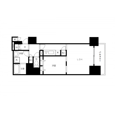 OneLife広小路通葵＜TYPE2＞【★1LDK・Wi-Fi対応・設備充実】の物件間取り図