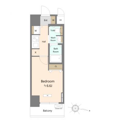 ≪🚅🚈 “法人企業様” 応援強化月間・賃料毎日半額 🚄🚃🚃 ≫  アドバンス新大阪Ⅵビオラ 🚭［No.1635011］の間取り図