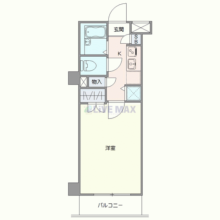 グッドステイ京急蒲田第7レジデンス△『禁煙ルーム・浴室乾燥付』【ベーシック】の物件間取り図