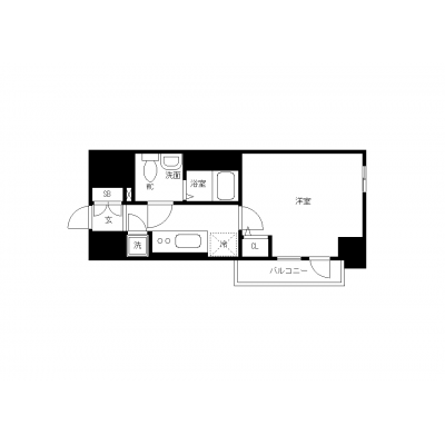 OneLife天王寺EAST【★バス・トイレ別,★オートロック付】の物件間取り図