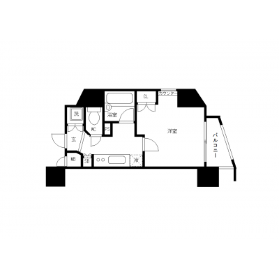 OneLife品川大崎セジョリ【▼バストイレ別、ウォシュレット付き】の物件間取り図