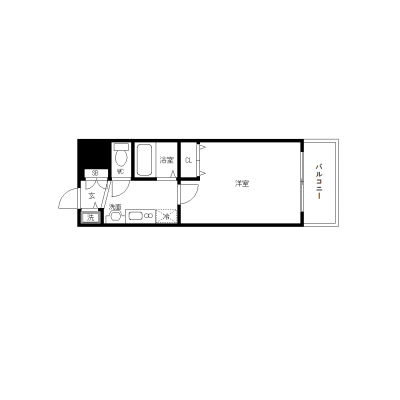 OneLife名古屋泉【★バス・トイレ別・浴室乾燥機・２口ガスコンロ】の物件間取り図