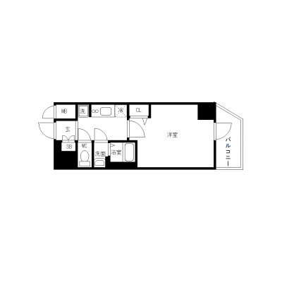 OneLife大須観音2nd【★オートロック、浴室乾燥機付き、バス・トイレ別】の間取り図