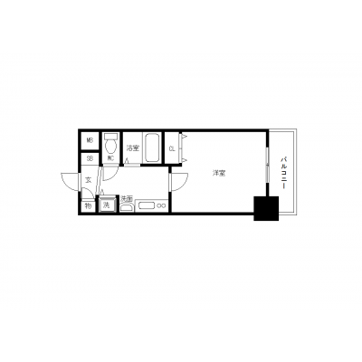 OneLife名古屋駅前ヴェール【★浴室乾燥機付き・独立洗面台】の物件間取り図