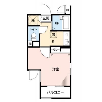 【✨🎁12月入居限定SALE🎁✨】【禁煙🚭/Wi-Fi無料🌐】マイナビSTAYミライエ早稲田大学前　501の物件間取り図