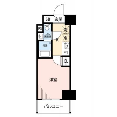 【🎉初期費用オフ｜お得なキャンペーン】【禁煙🚭/Wi-Fi無料🌐】マイナビSTAYパークメゾン川崎　702の物件間取り図