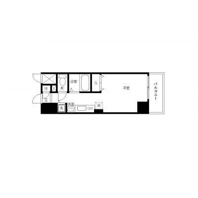 OneLife金山インテルノ【★独立洗面台・2口コンロ・浴室乾燥機付き】の間取り図