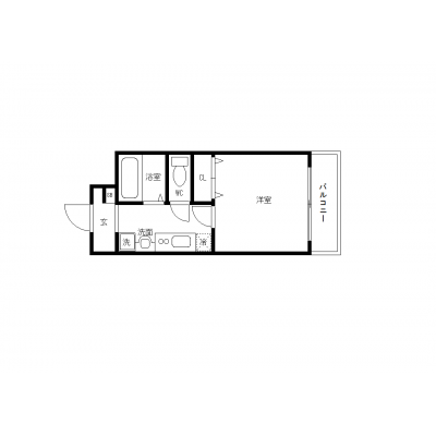 OneLife栄エール【★バス・トイレ別、独立洗面台】の間取り図