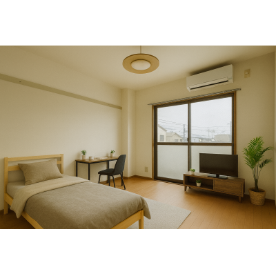 🏄沼津海外沿いエリア！駐車場無料！家具家電付！Wifi有📱TM65の物件間取り図