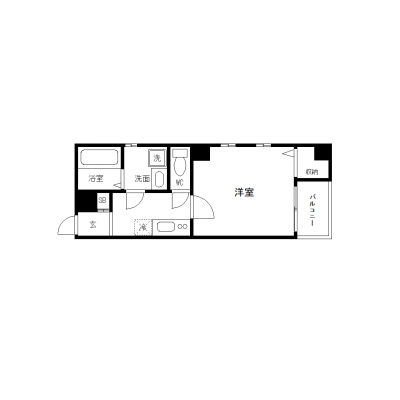 OneLife松戸ウェルス＜TYPE2＞【★オートロック、独立洗面台、浴室乾燥機】の物件間取り図