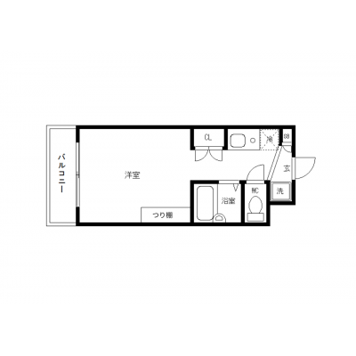 OneLife原木中山メゾン【★23平米・バス・トイレ別】の物件間取り図