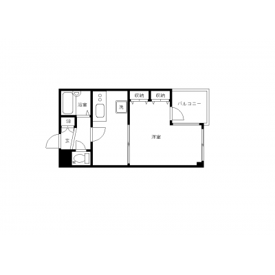 OneLife津田沼ビック【★禁煙ルーム・25平米・バス、トイレ別】の物件間取り図