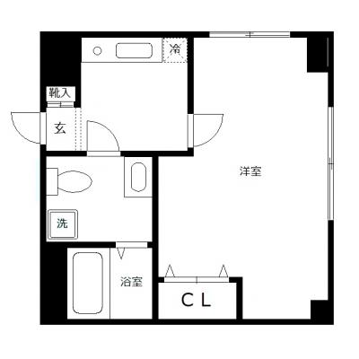 OneLife横浜ホリーズ【★禁煙ルーム・独立洗面台・浴室乾燥機付】の物件間取り図