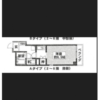 ✨ Wi-Fi無料 📶 名鉄岐阜駅徒歩５分 🚋 飲食店多数 ✨南東角部屋  🔶マンスリーベースＪＰ🔶　【002】の物件間取り図